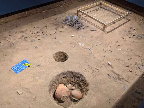花岡山考古遺址模擬探坑